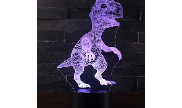 Lampada dinosauro 3D