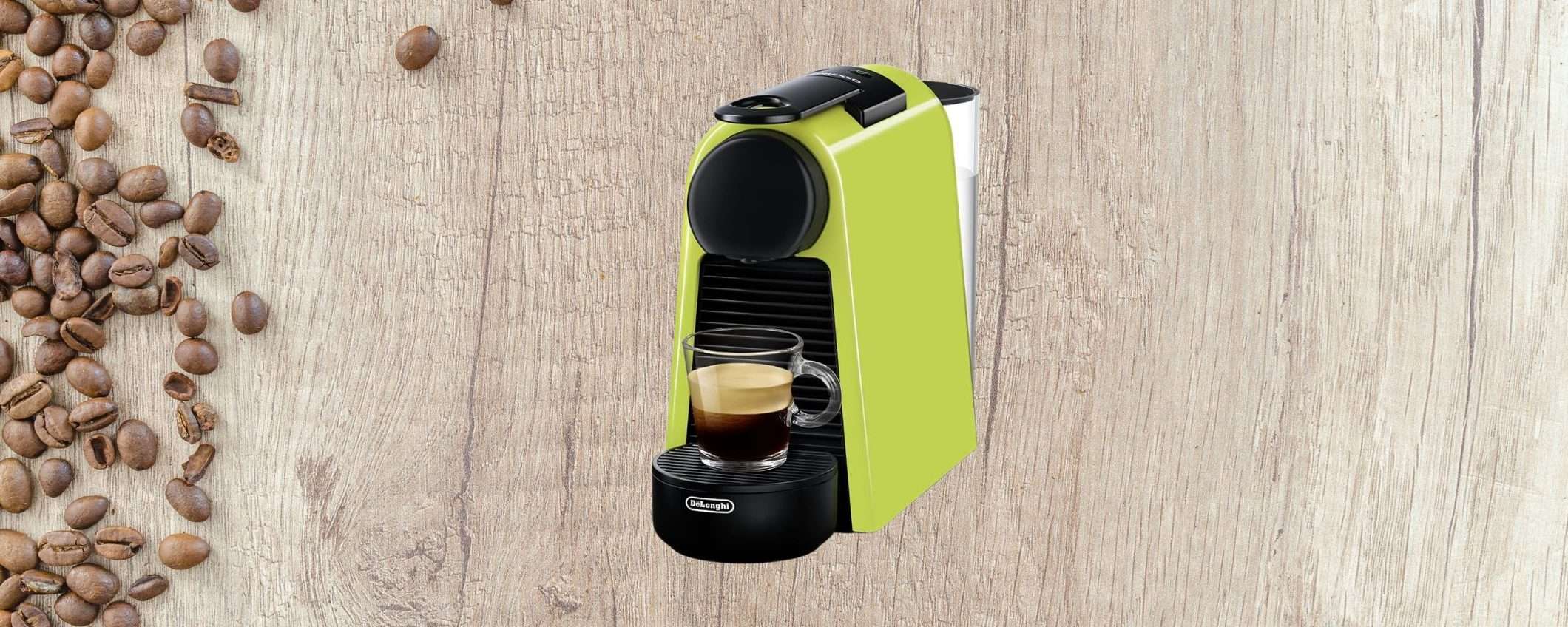 Macchina caffè Nespresso Essenza in offerta su Amazon con 20 euro di caffè in omaggio