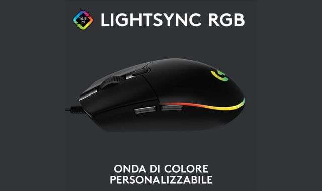 Mouse Logitech Lightsync RGB