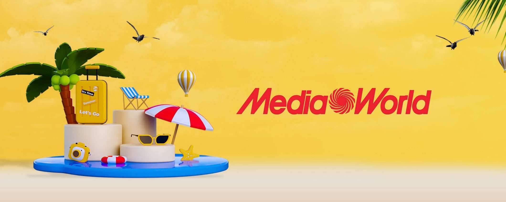 Let's Go Summer: al via le offerte estive di Mediaworld su centinaia di prodotti