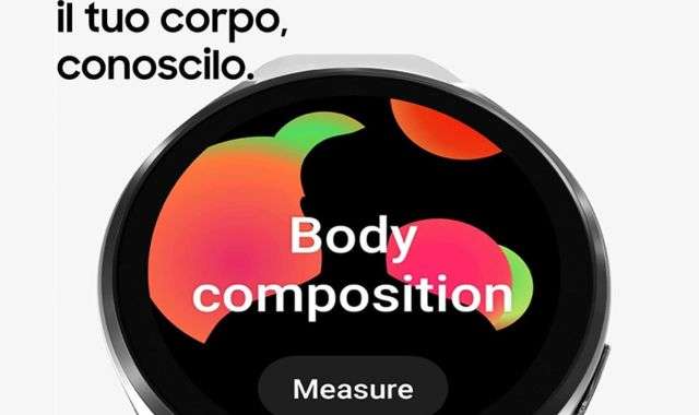 Samsung Galaxy Watch4 composizione corporea