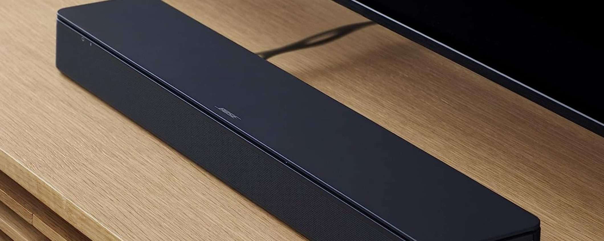 Soundbar Bose: potente e in SCONTO su Amazon (-17%)