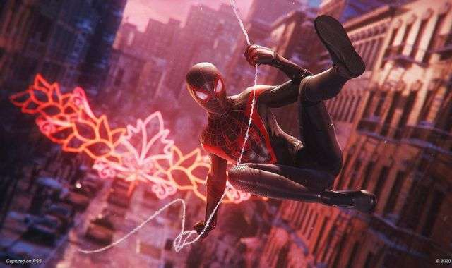 Spider-Man Miles Morales grafica