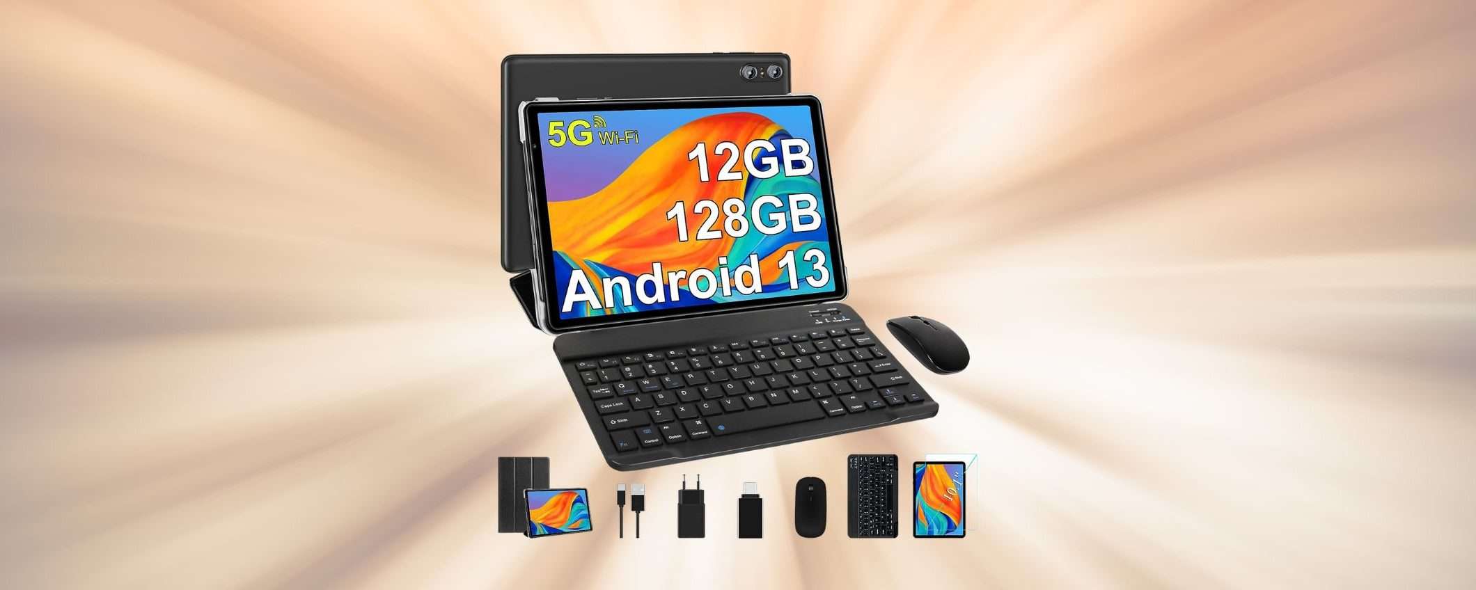 Tablet Android SUPER ACCESSORIATO a 99 euro: solo su Amazon