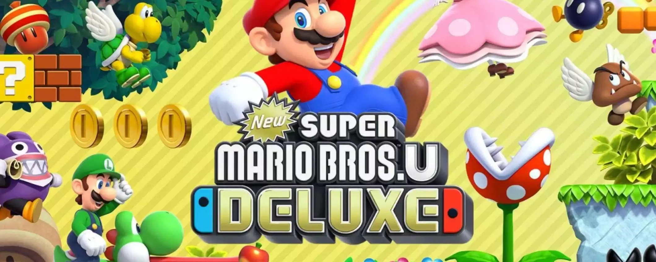 New Super Mario Bros U Deluxe per Nintendo Switch a soli 46€ su Amazon