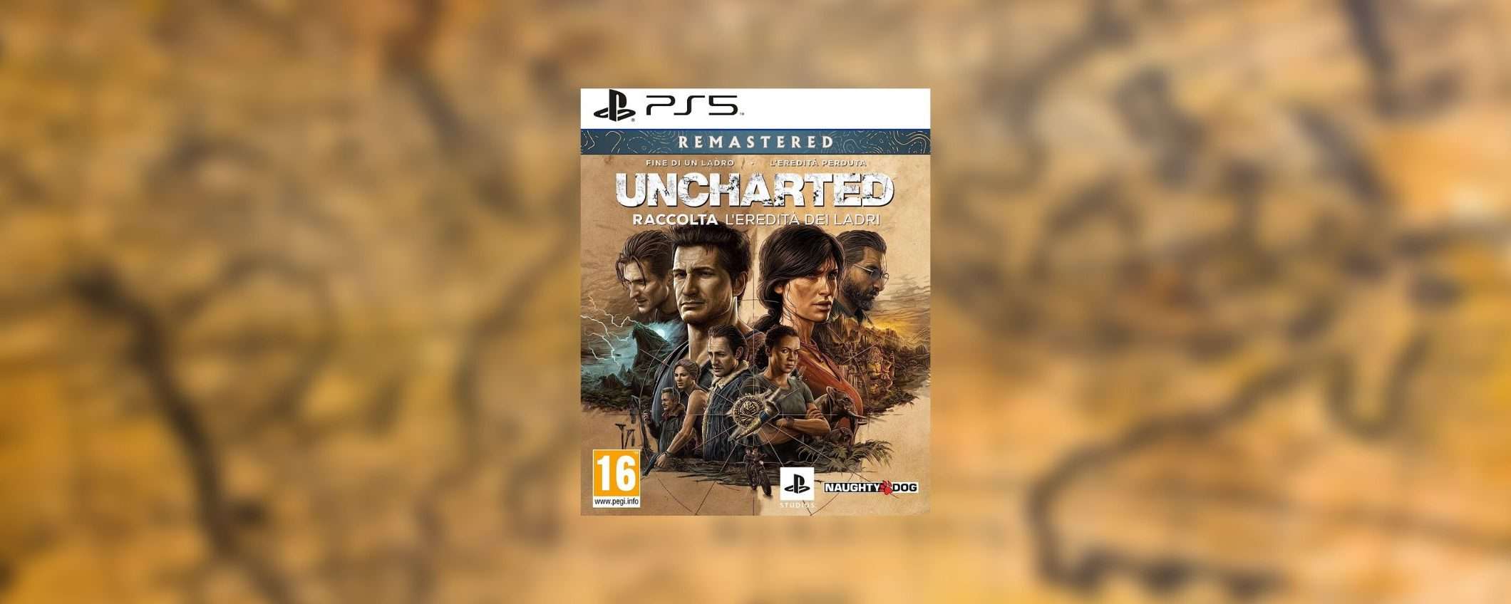 Uncharted Raccolta l'Eredità dei Ladri PS5 ritorna in SUPER OFFERTA su Amazon (-61%)