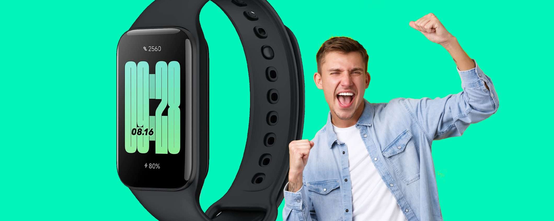 Xiaomi Redmi Smart Band 2 in super sconto del 23%: imperdibile