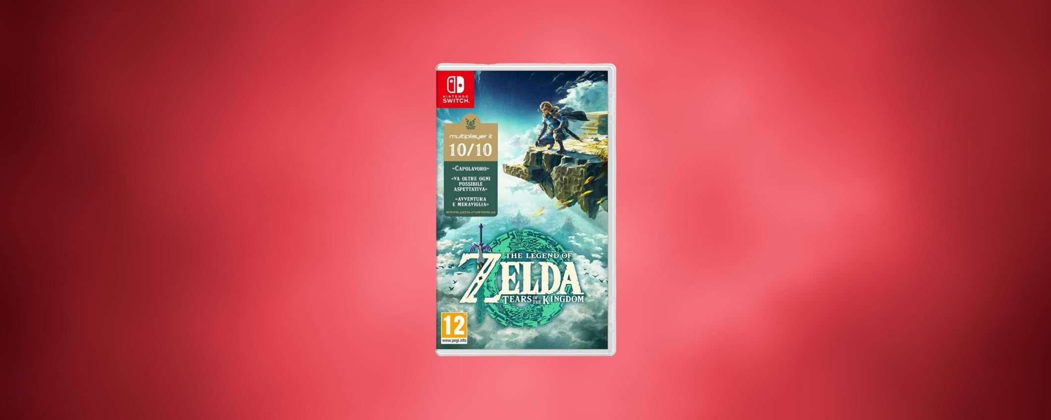 Zelda Tears of The Kingdom è in offerta al MINIMO STORICO su Amazon (-13%)