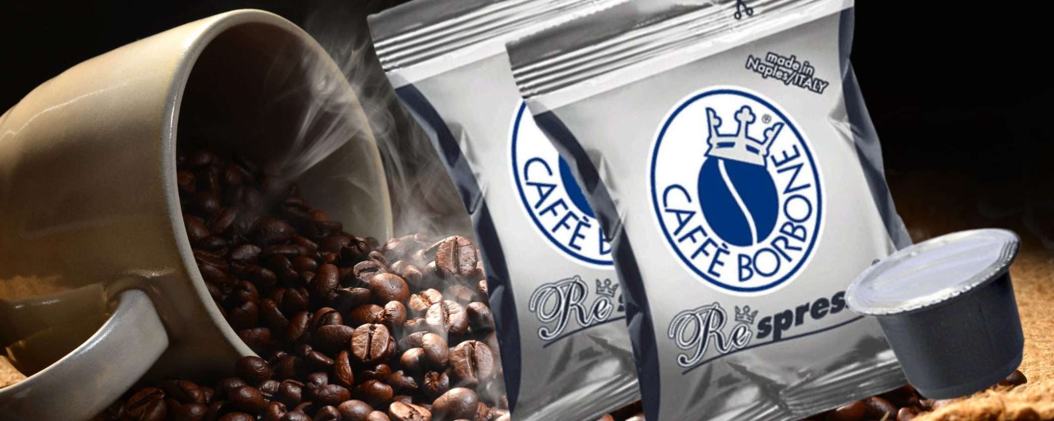 Caffè Borbone miscela Nera, promo WOW: capsule compatibili Nespresso a 0,16€