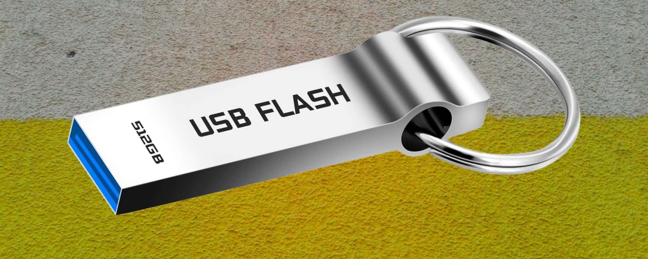 Chiavetta USB 512GB a 13€ su Amazon: FOLLIA di fine estate (quasi finita)