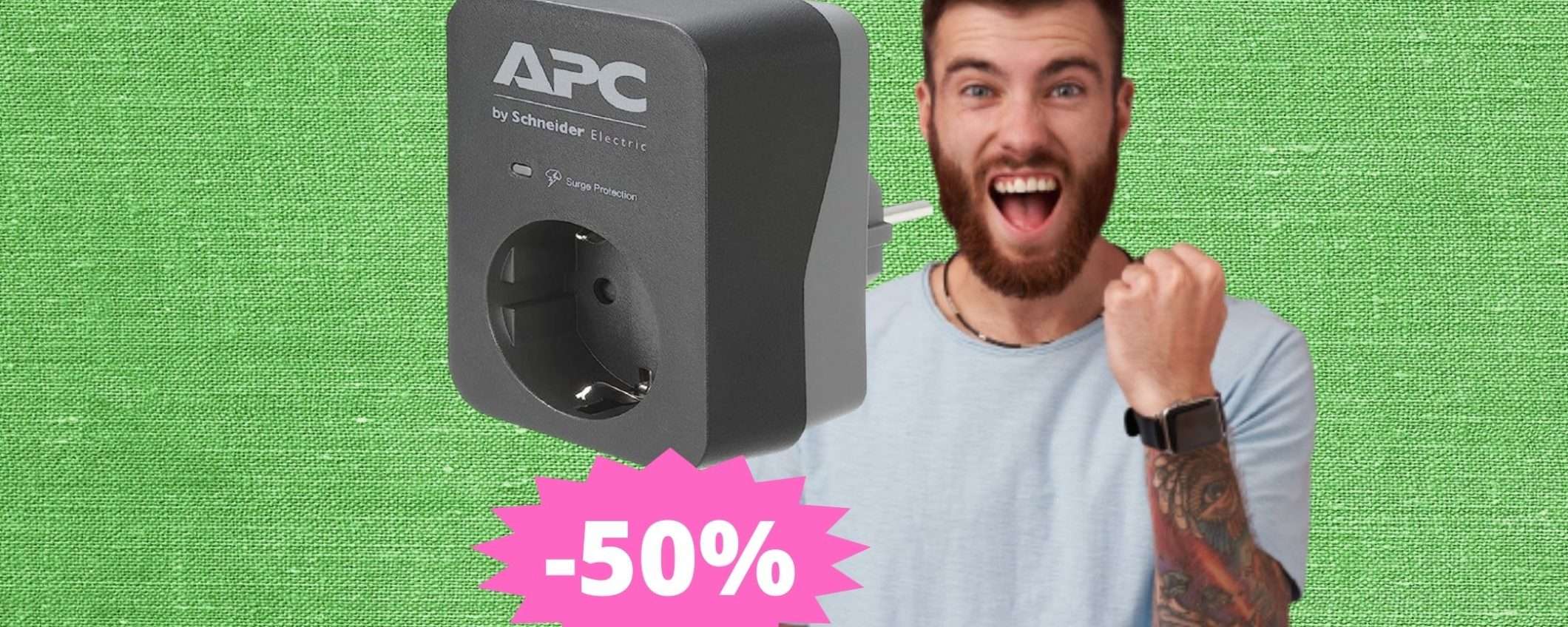 Adattatore Presa con Protezione APC: sicurezza in MEGA sconto