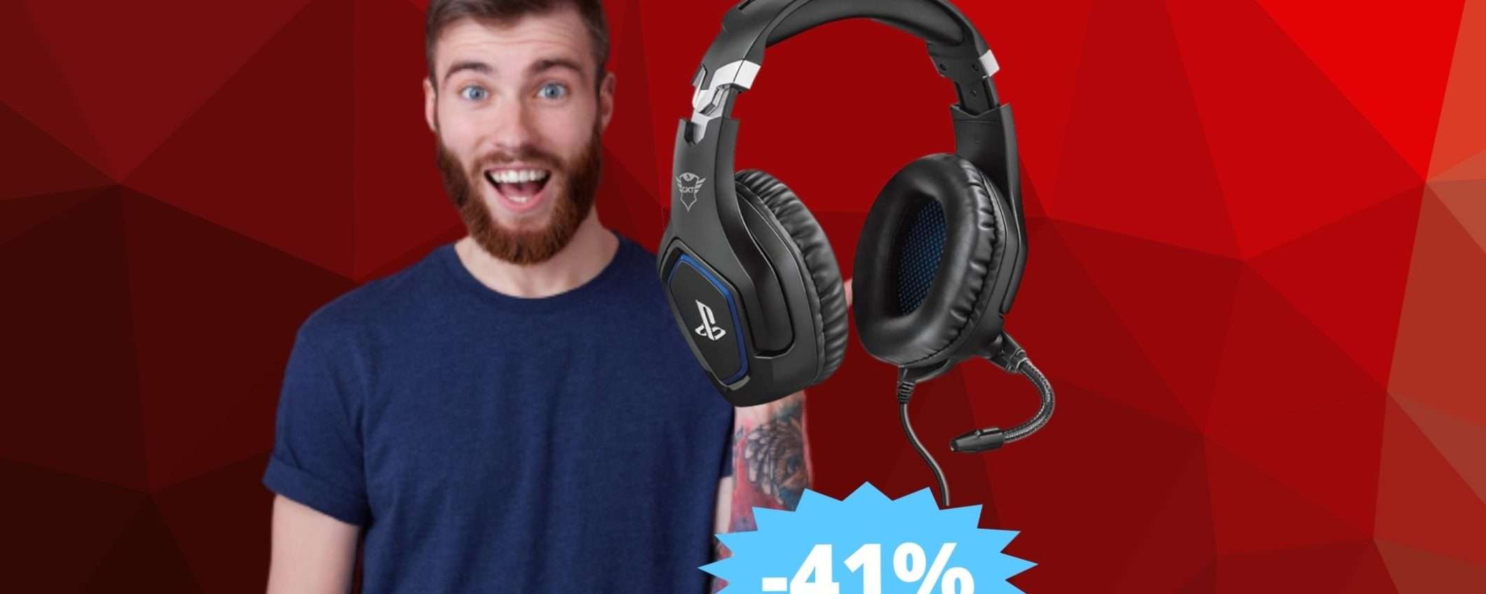 Cuffie Trust Gaming GXT 488: MEGA sconto su Amazon