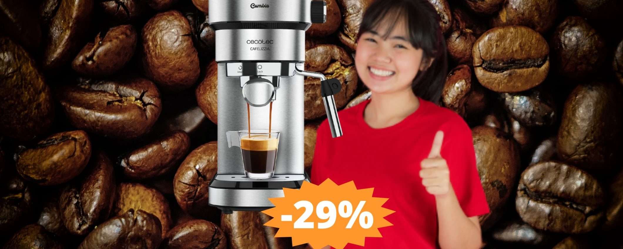 Cecotec Cafelizzia: caffettiera premium in SUPER sconto