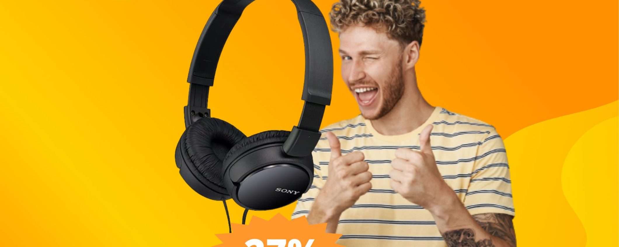 Cuffie Sony cablate: un'esperienza audio eccezionale in SCONTO