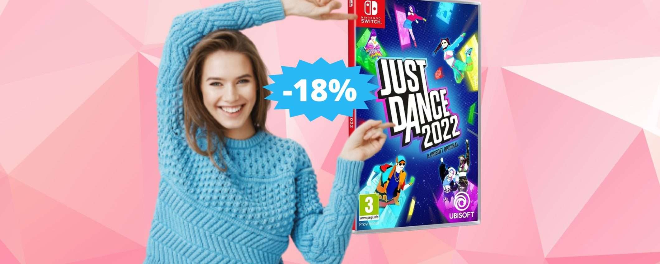 Just Dance 2022 per Nintendo Switch: lo SCONTO che cercavi