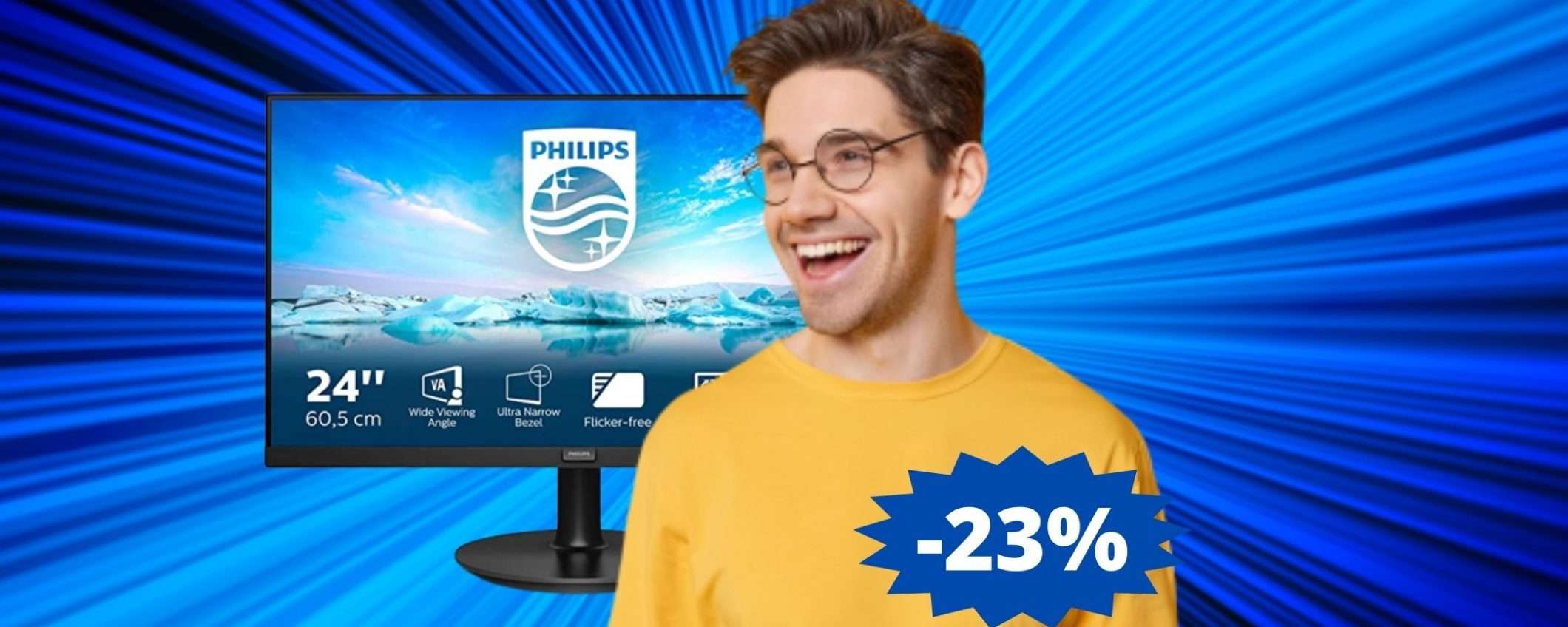 Monitor Philips da 24