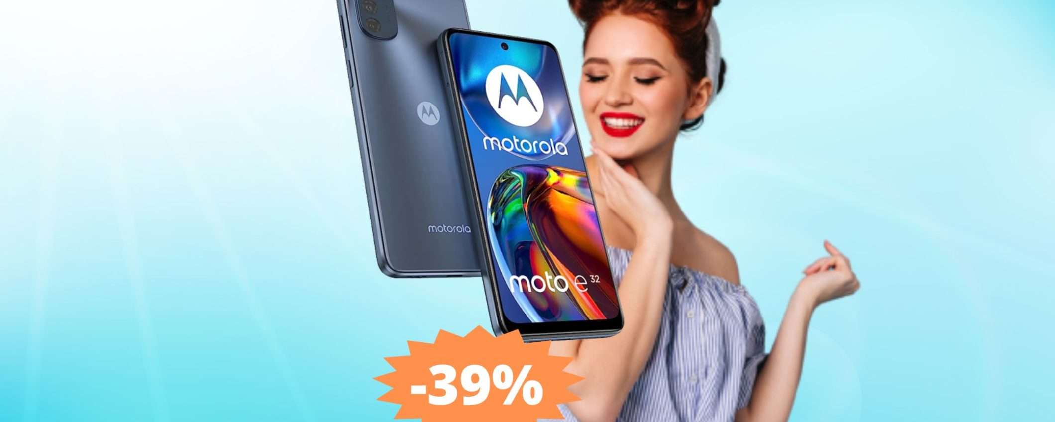 Motorola Moto E32: impossibile trovare di meglio a questo prezzo