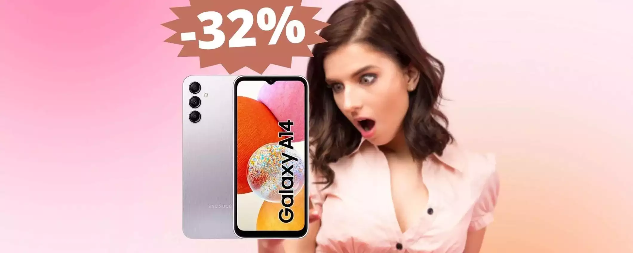 Cerchi uno smartphone BUONO ma che costi poco? Samsung Galaxy A14 è qui per te!