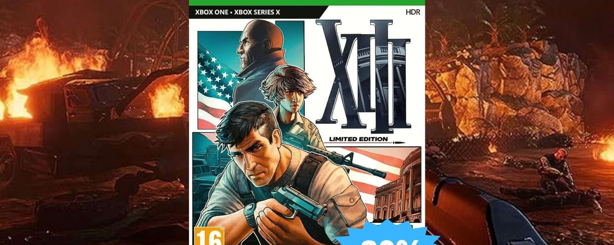 XIII Limited Edition per Xbox: prezzo BOMBA su Amazon (-80%)