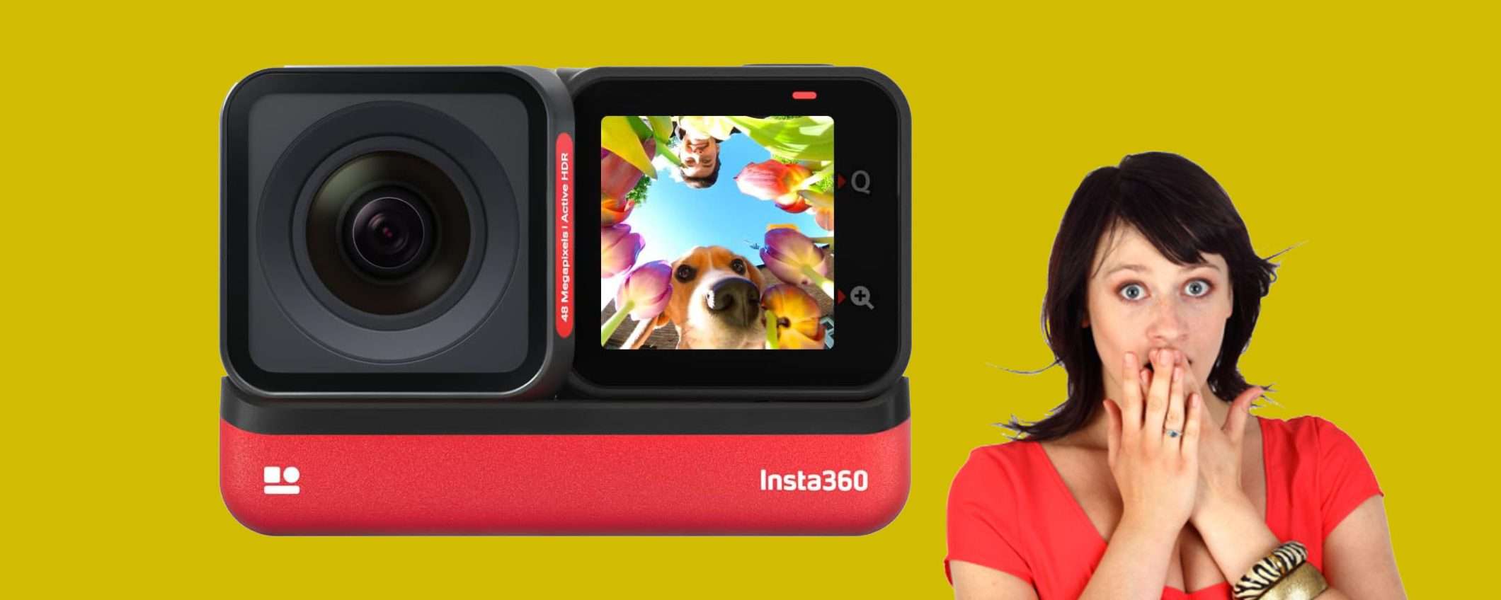 Insta360 One RS 4K Edition in offerta: sconto BOMBA del 20%