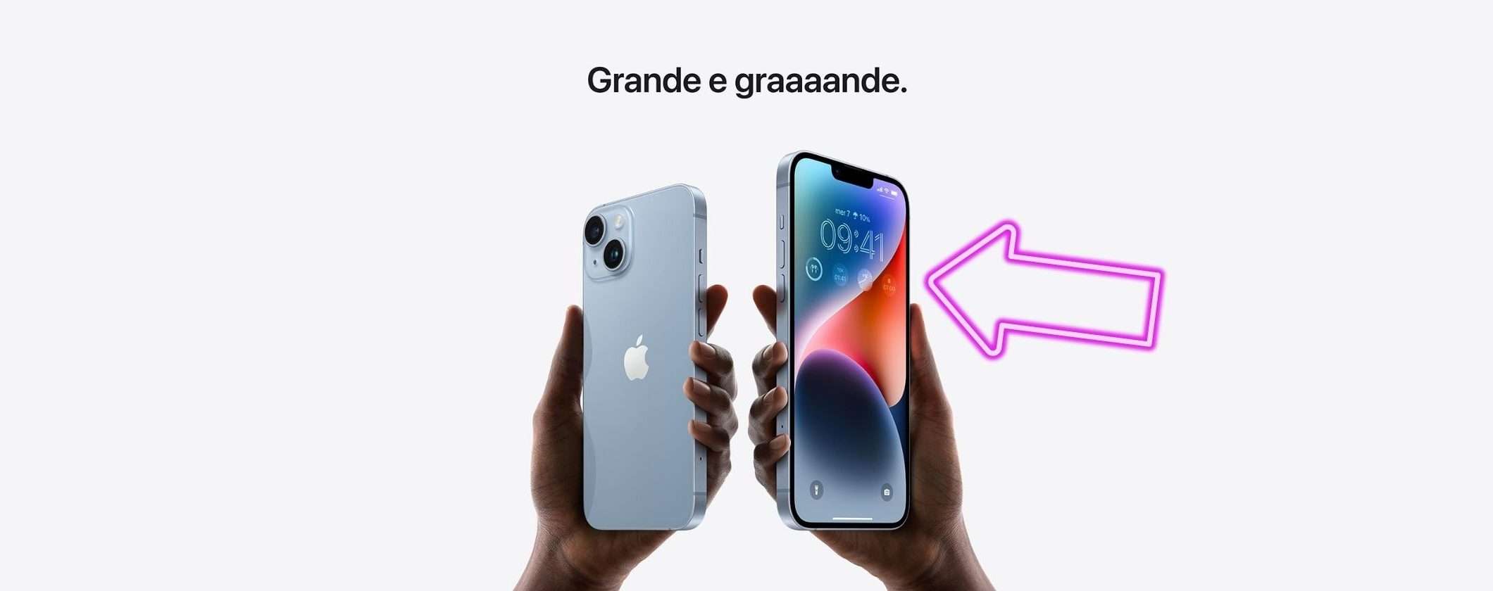 iPhone 14 Plus a prezzo del modello base su Unieuro