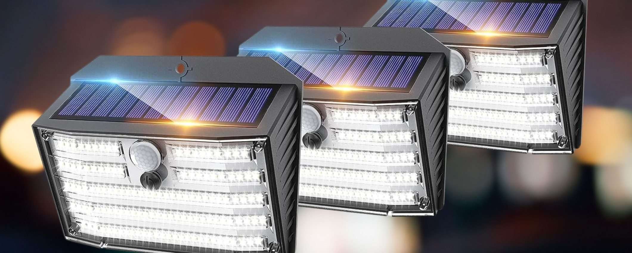 Luce solare LUMINOSISSIMA e di design: il prezzo è assurdo su Amazon (4,33€)