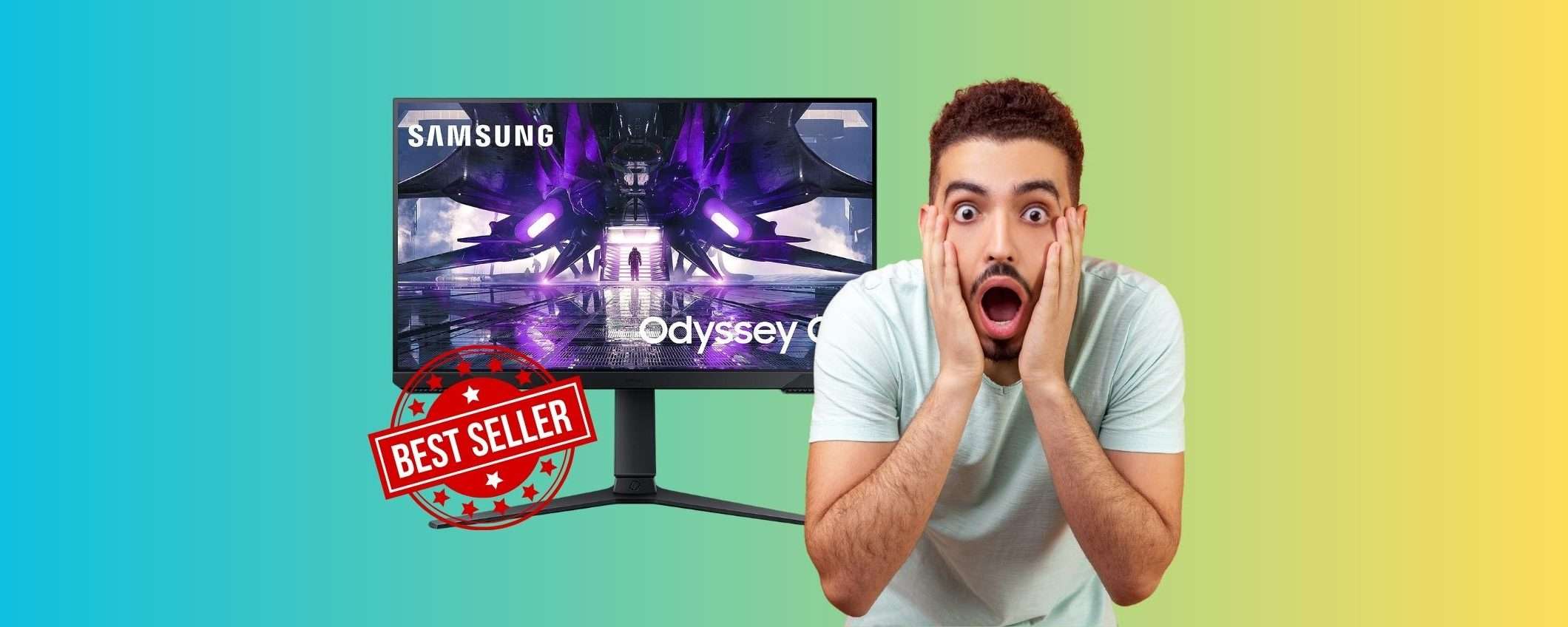 Il MIGLIOR monitor gaming è Samsung Odyssey G3 (Amazon)