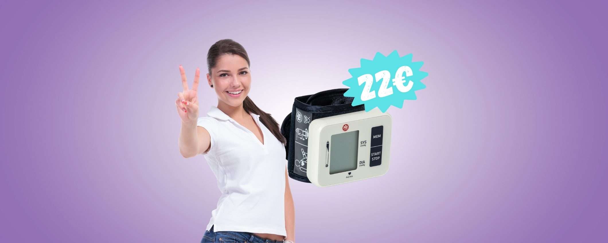 Misuratore di pressione automatico By Pic in SCONTO a 22€