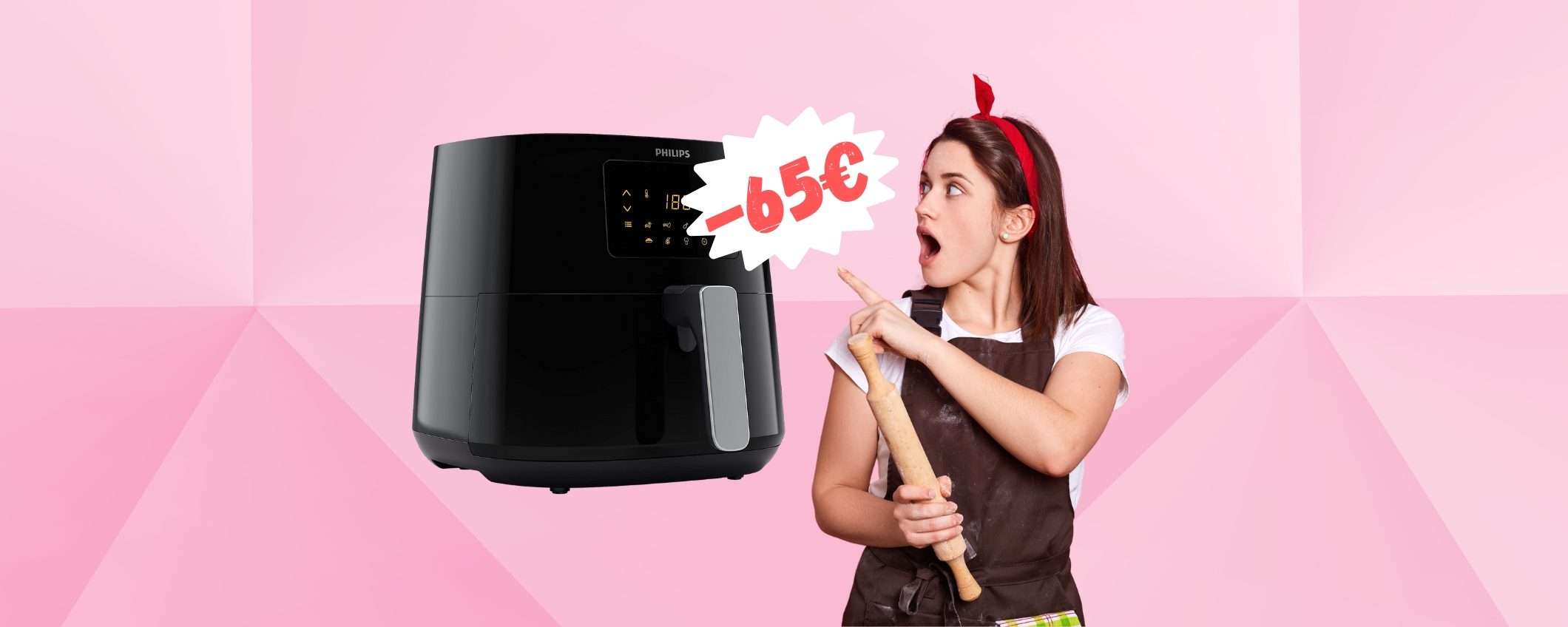 Philips Airfryer 3000 XL: friggitrice ad aria MOSTRUOSA (-65€)