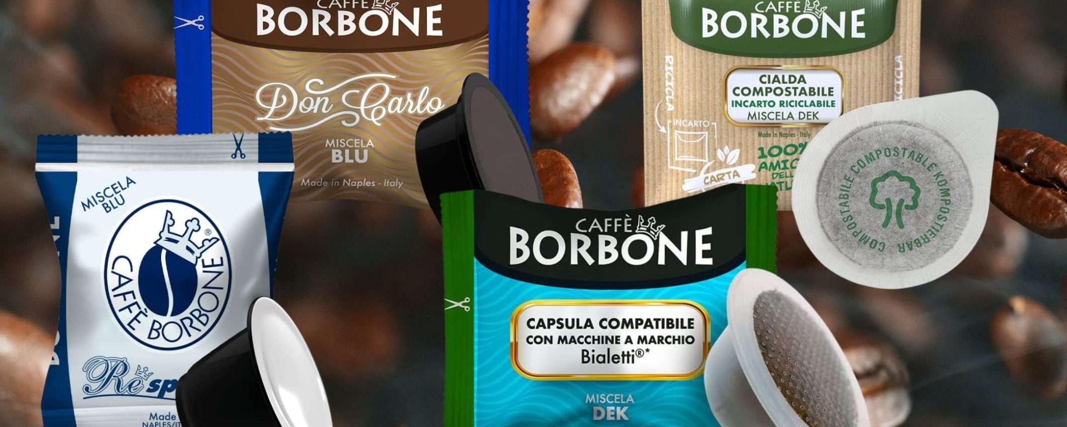 Caffè Borbone SVENDITA TOTALE su Amazon: capsule, cialde e non solo