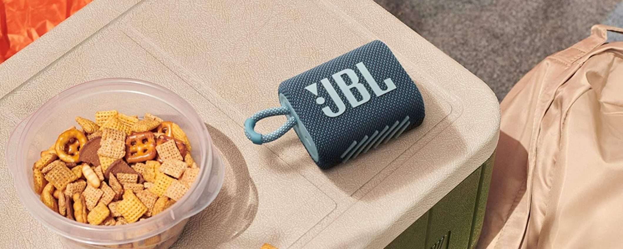 Pronto per il MARE: JBL GO 3 è la speaker Bluetooth da avere SEMPRE