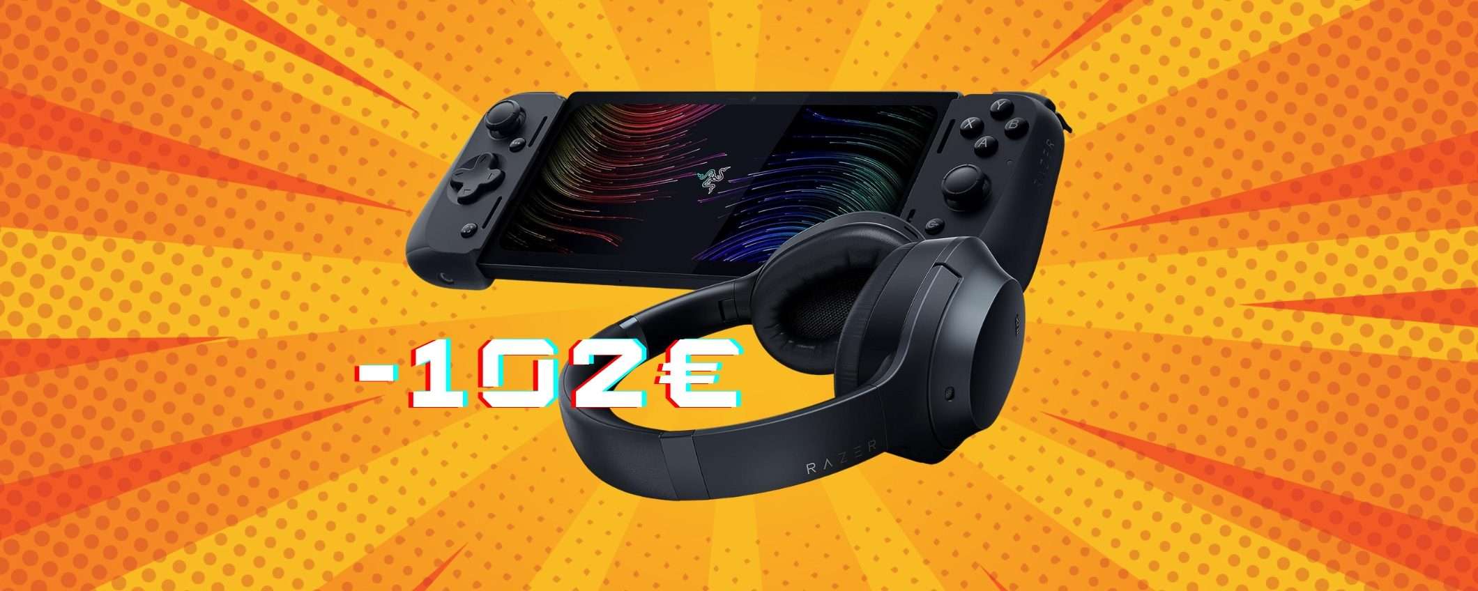 Razer Edge + Razer Opus a 102€ in MENO fino a esaurimento scorte