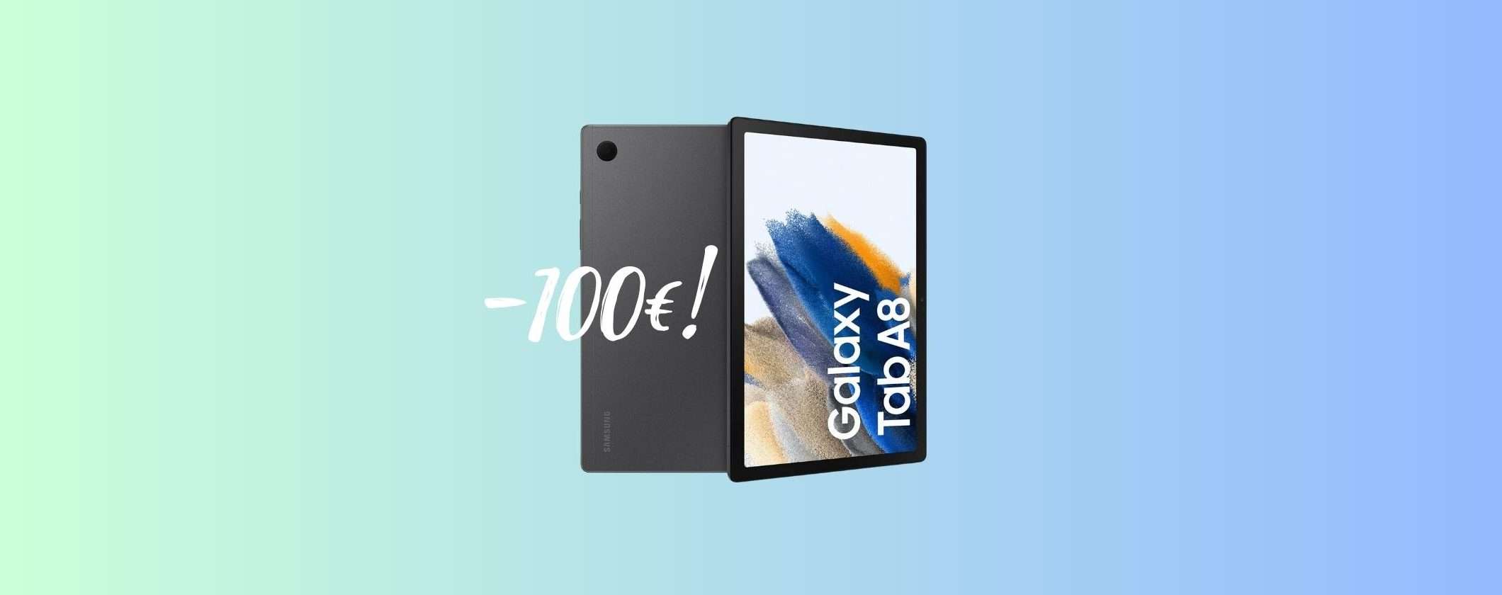 Samsung Galaxy Tab A8: 100€ di SCONTO su MediaWorld