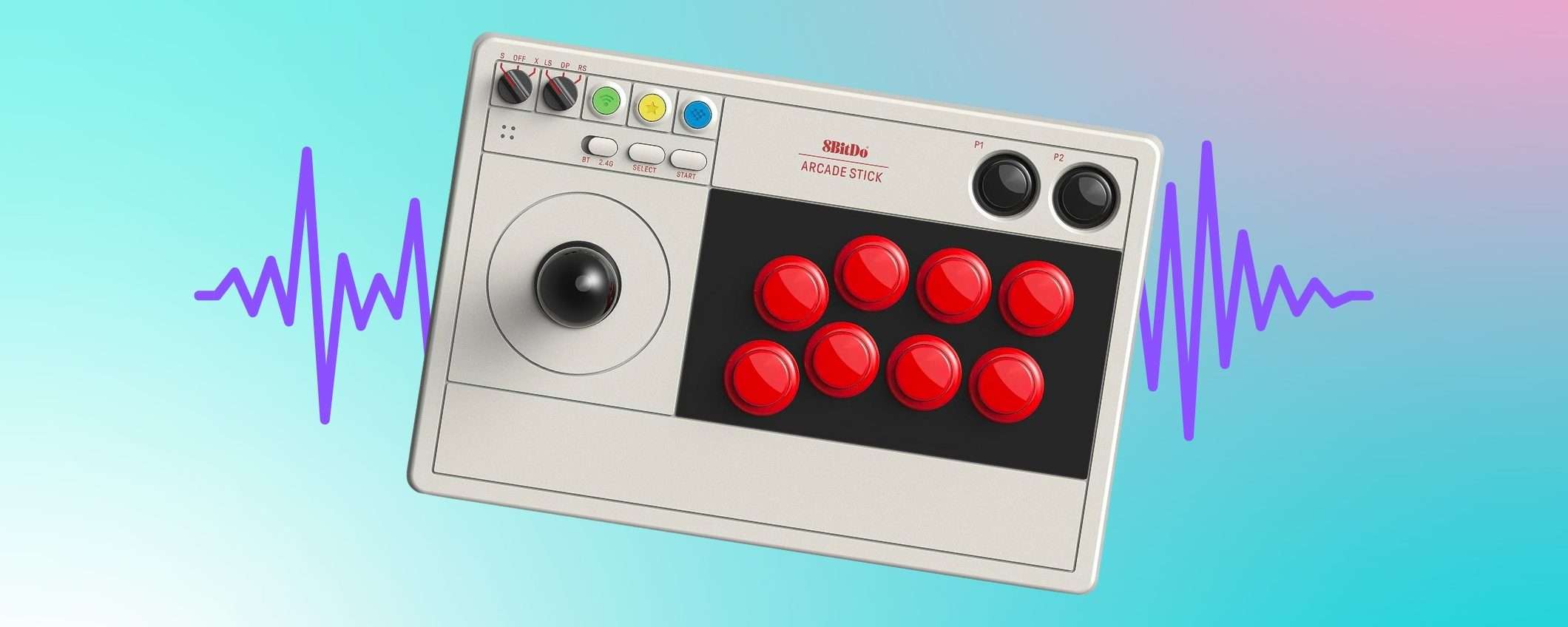 RITORNO al Retrogaming con l'Arcade Stick multipiattaforma