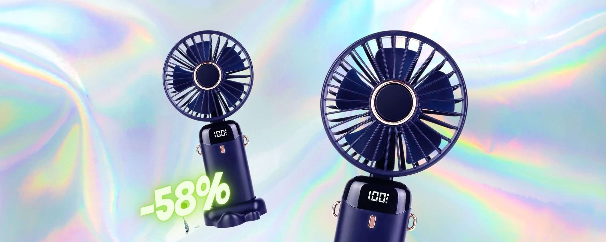 8€ per stare FRESCO ovunque: mini ventilatore salvavita