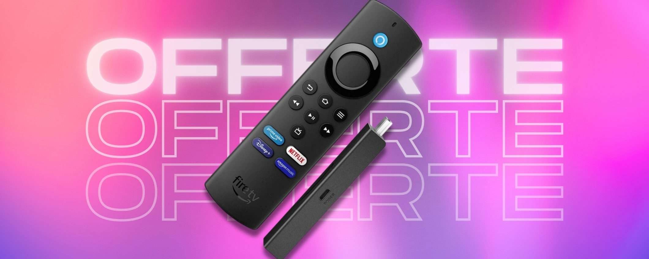 Fire TV Stick Lite per trasformare il televisore in SUPER SMART (24€)