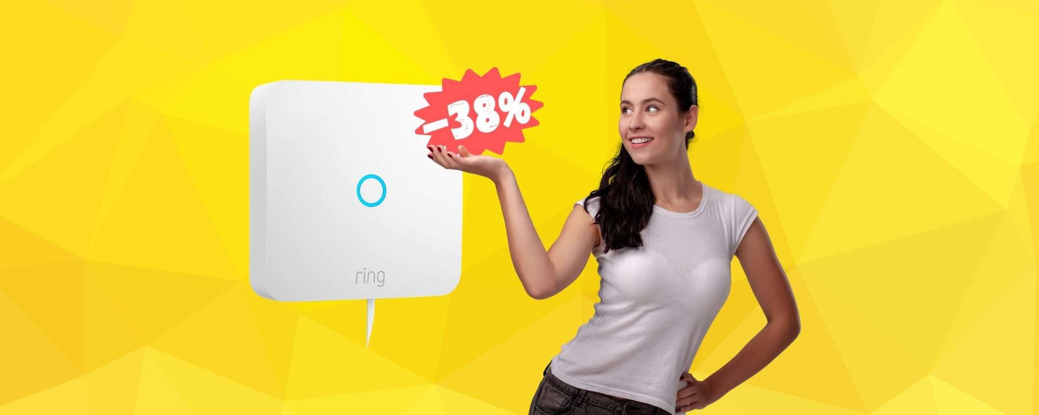 Vecchio citofono diventa smart con Ring Intercom al 38% in MENO