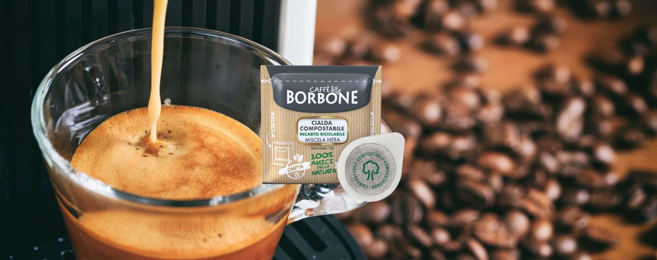 150 Cialde Caffè Borbone: l'espresso da bar a soli 0,15€