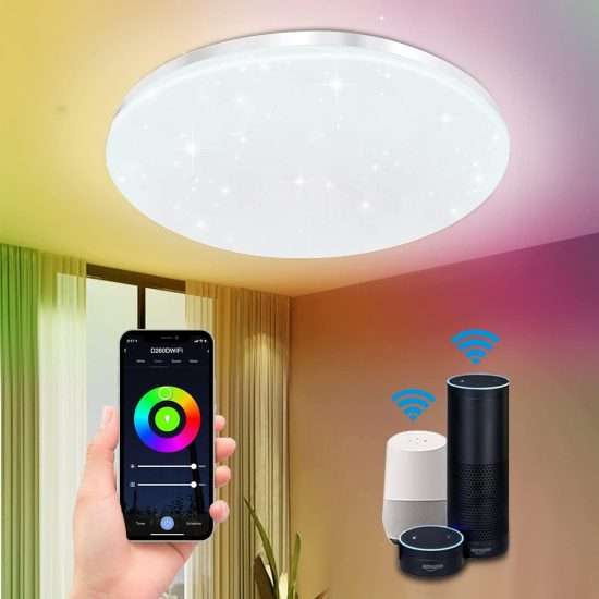 WiZ Lampadina Smart WiFi, Luce Bianca o Colorata Dimmerabile, E27, 8.5W,  Controllo tramite app o Controllo Vocale (Alexa, Apple HomeKit, Google  Home) : : Illuminazione