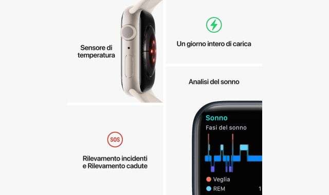 Apple Watch Series 8 dettagli