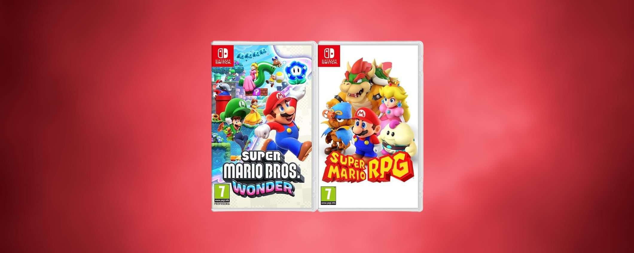 Super Mario Bros. Wonder e Super Mario RPG: OFFERTA AMAZON sul bundle