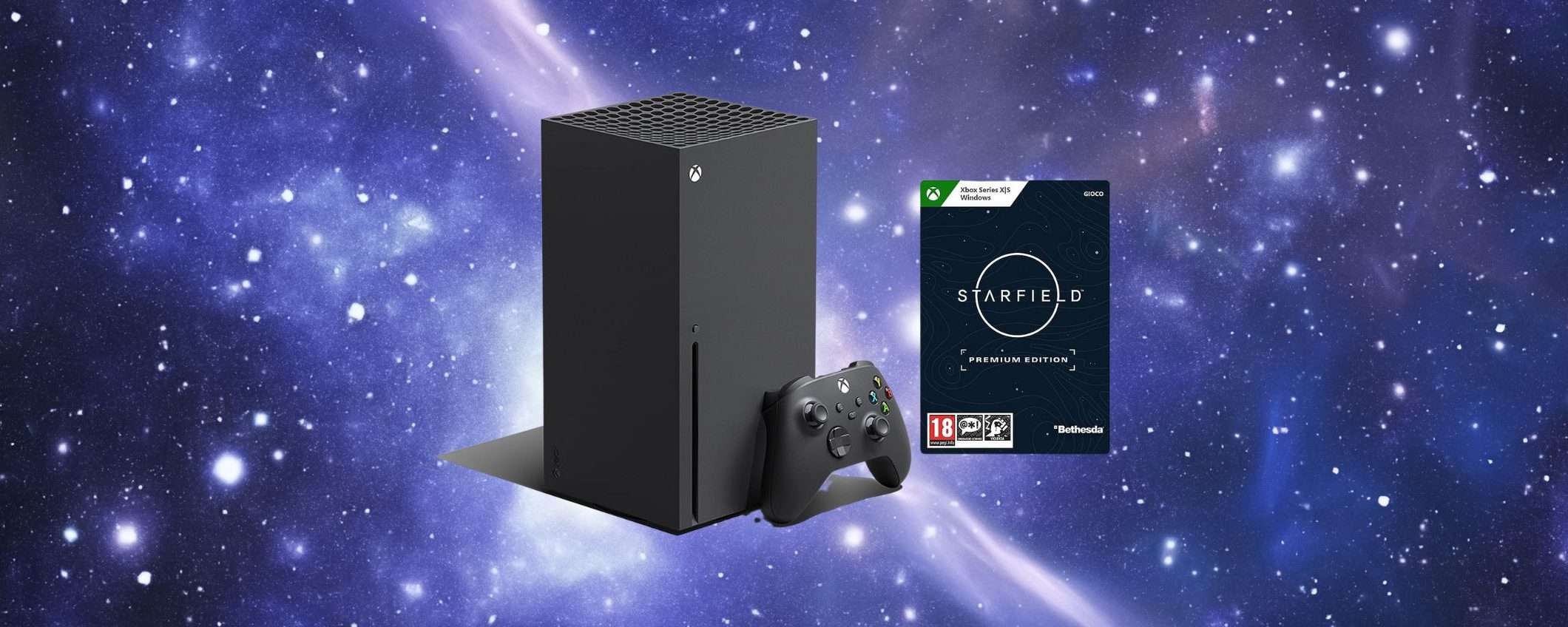 Xbox Series X e Starfield Premium: il bundle è in OFFERTA su Amazon (-49,99€)