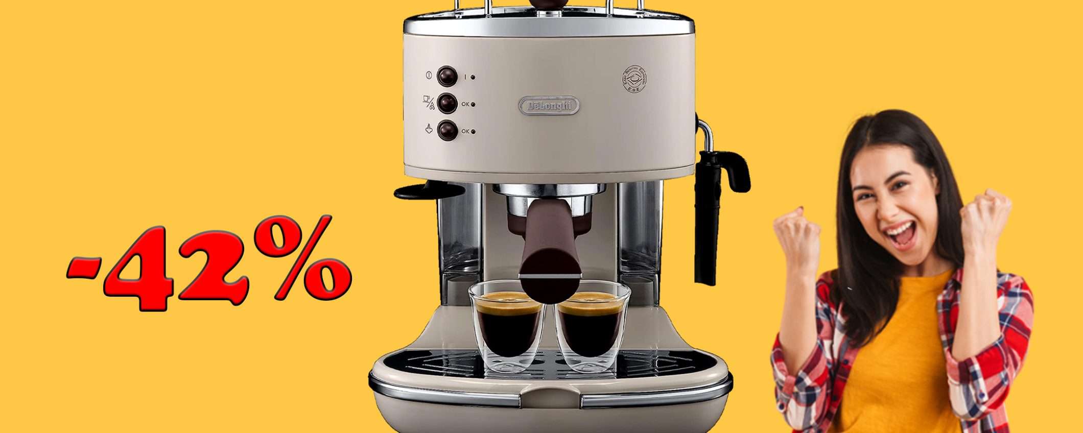 De'Longhi Icona Vintage in mega sconto del 42%: IMPERDIBILE