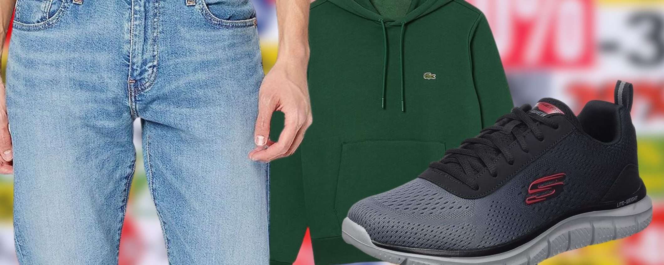 Lacoste, Skechers e Levi's: lo SVUOTA MAGAZZINO è su Amazon (fino a -53%)