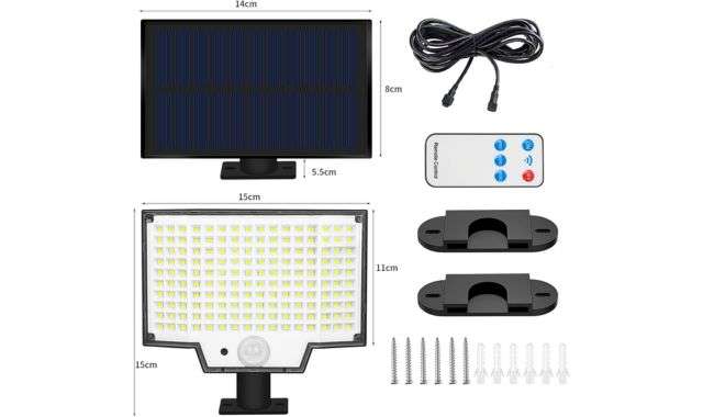 Luce solare LED da giardino