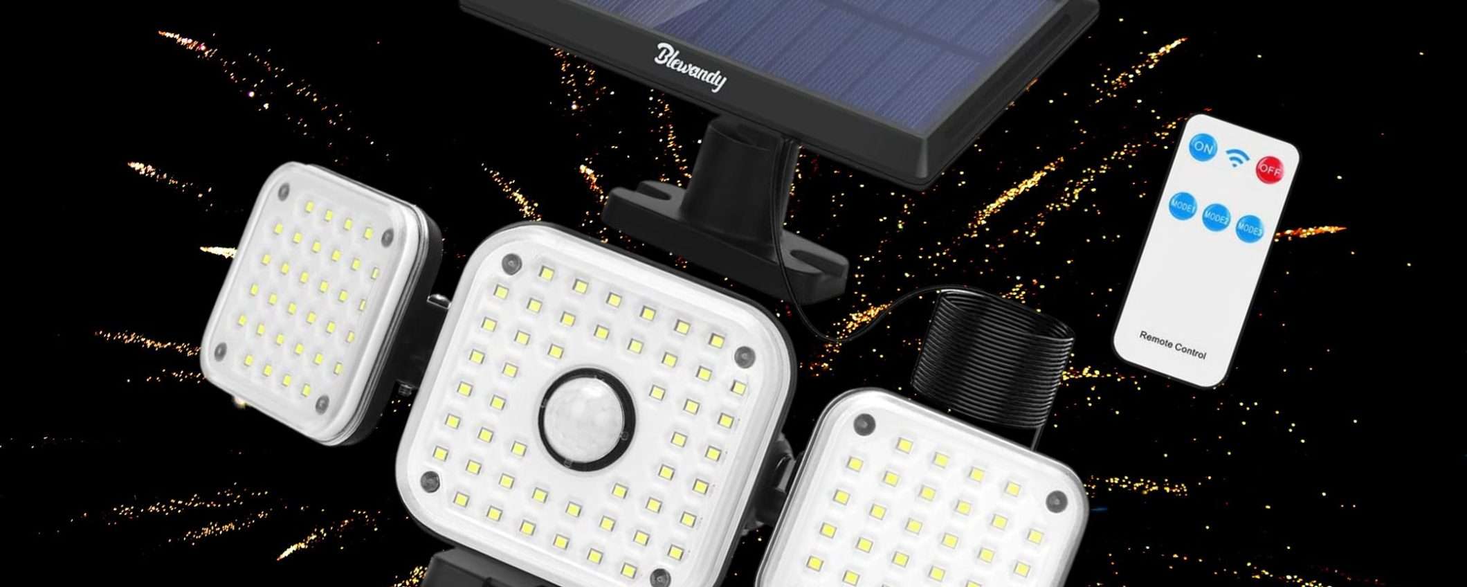 Luce solare con 3 teste a 14€: POTENTISSIMA e in sconto del 50%