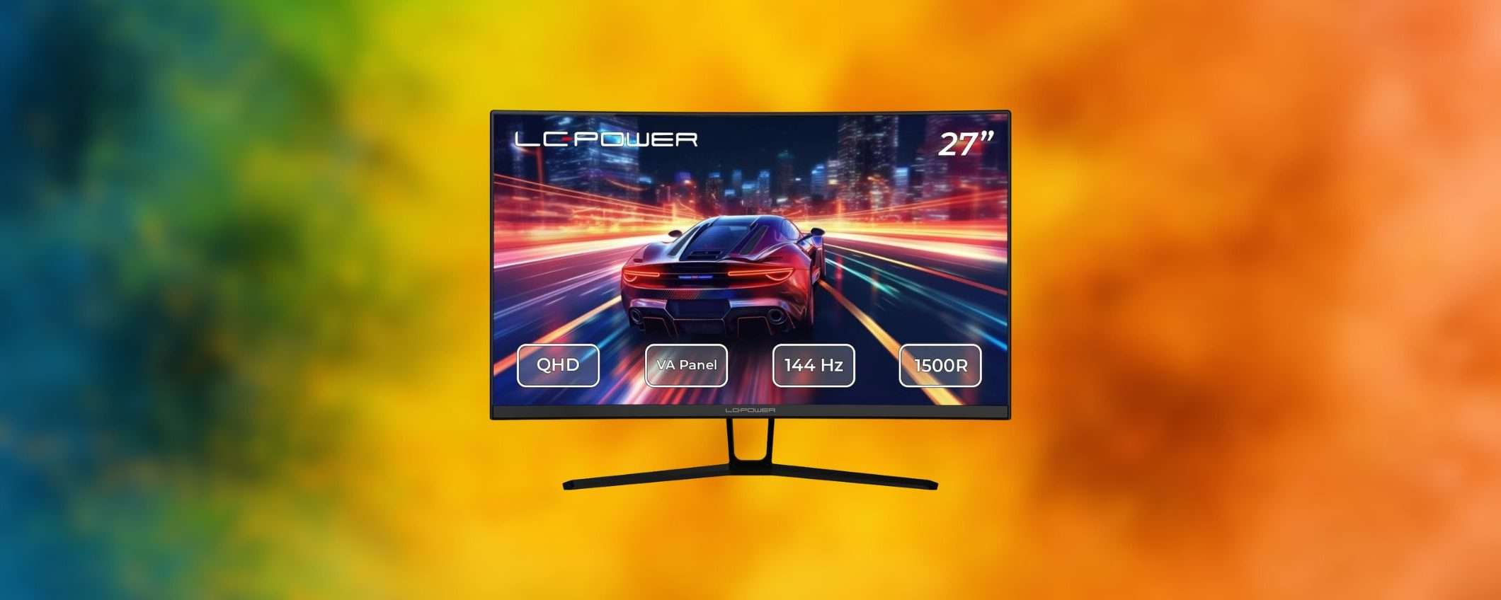 Monitor da gaming curvo 27