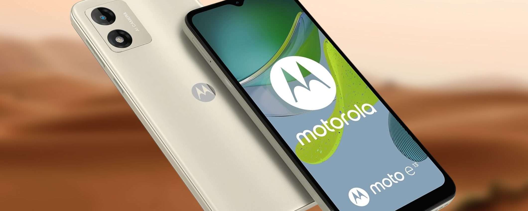 Motorola moto e13 a 99€ è FOLLIA TOTALE: 5000 mAh, dual SIM, ampio display