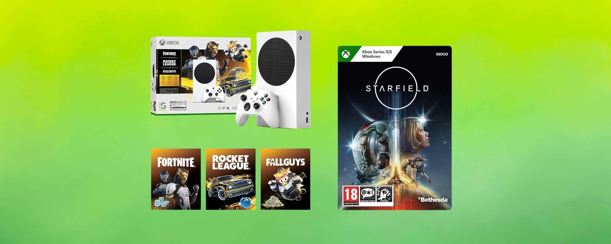 Xbox Series S: il bundle con Starfield è in OFFERTA su Amazon (-8%)