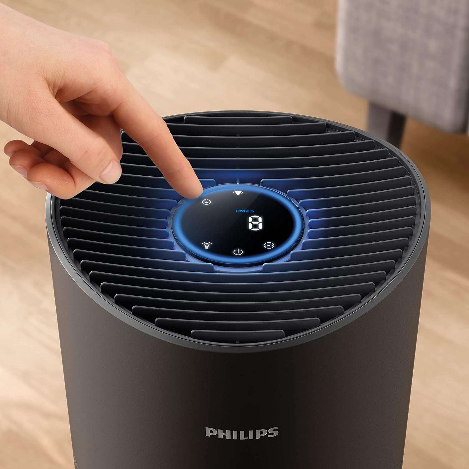 aria-pulita-purificatore-philips-doppio-sconto-amazon-pannello